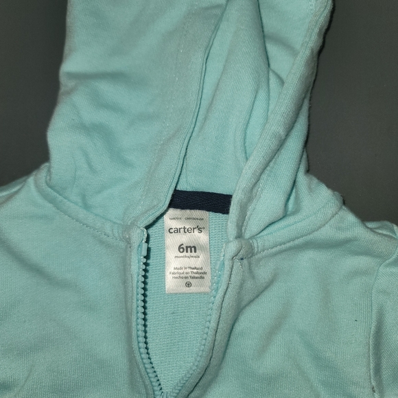 (6 mos) Carter's Shark Hoodie Sweatsuit - Picture 4 of 9
